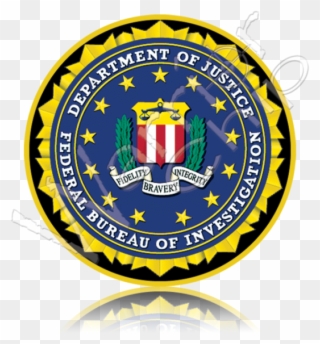 Federal Bureau Of Investigation - Fbi Seal Clipart
