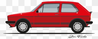 Car Side View Png Clipart - Golf Mk1 Gti Png Transparent Png