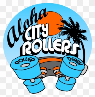 Aloha City Rollers - Christmas Ornament Clipart