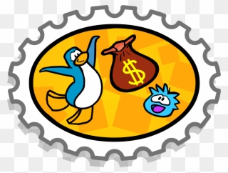First Dig - Club Penguin Stamps Clipart