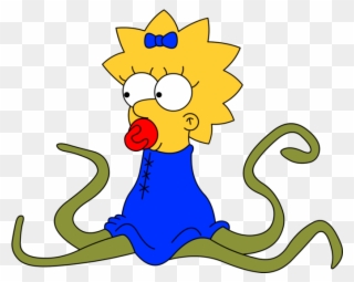 Maggie Simpson Marge Simpson Bart Simpson Lisa Simpson - Maggie Treehouse Of Horror Clipart