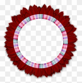 I Even Combined With My Ribbon Frame To Make A Nice - Circle Clipart