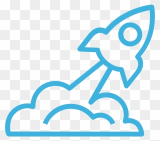 Dear Aspirants, Here We Are Launching Study Material - Rocket Svg Clipart