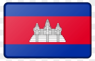 Flag Of Cambodia Translation Khmer Language - Cambodia Flag Clipart
