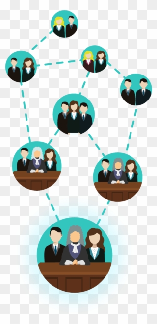 Jury Network Is Applied To Situations Where Smart Contract Clipart