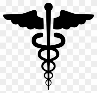 Breathing Clipart - Transparent Caduceus Icon - Png Download