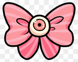 Pink Bow Pastel Goth Freetoedit - Pastel Goth Eyeball Bow Clipart