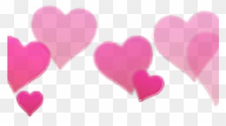 Aesthetic Clipart Heart Png - Heart On Head Png Transparent Png