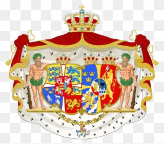 Armoiries De La Reine Lovisa De Suède1 - Queen Margrethe Coat Of Arms Clipart