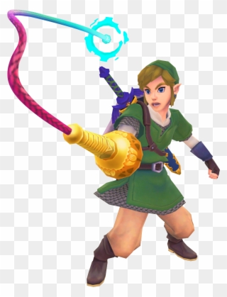 Using The Whip - Zelda Skyward Sword Link Clipart