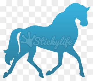 Horse Temporary Tattoo - Moving Like The Animals Clipart