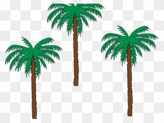 Date Palm Clipart Pom Tree - Haiti Coat Of Arms - Png Download
