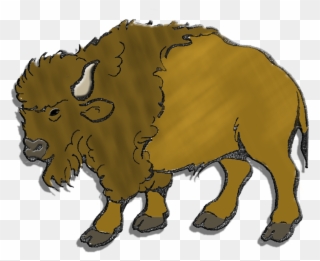 Herd Clipart Buffalo - American Bison - Png Download