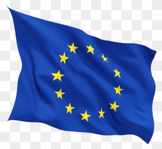 European Flag - Ppt Background On Europe Clipart