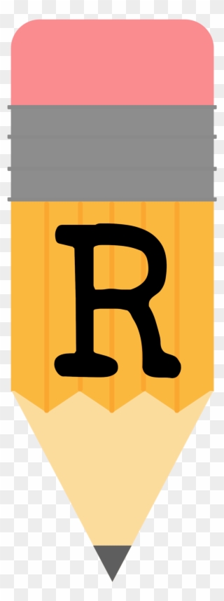 Pencil Alphabet Banner R Clipart