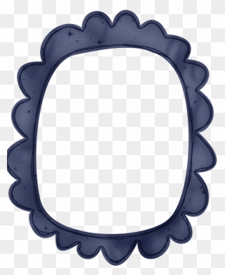 Ch - B *✿* - Scalloped Frame Clipart