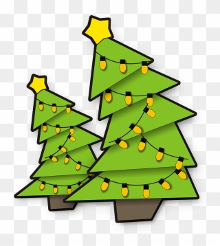 Pine, Tree, Lights, Christmas Tree, Png, Xmas - Christmas Tree Clipart