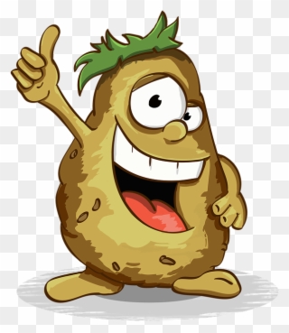 Mash Potato - Laughing Potato Clipart