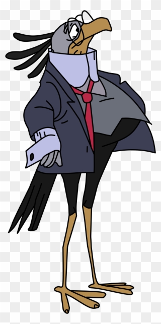 The Secretary Bird From Bedknobs And Broomsticks By - Bedknobs And Broomsticks Bird Clipart