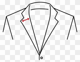 The Relationship Between Jacket - Easy Drawing Of A Suit Clipart