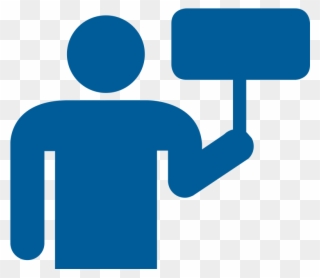 Blue Orientation Icon - Georgian College Clipart