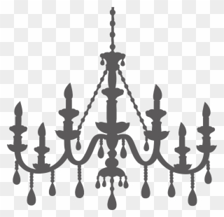 Png Royalty Free Template For Brooke Lola - Diy Chandelier Stencil Clipart