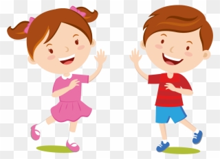 Children S Clothing Dress Cartoon Kids Welcome - Clip Art Of Family - Png Download