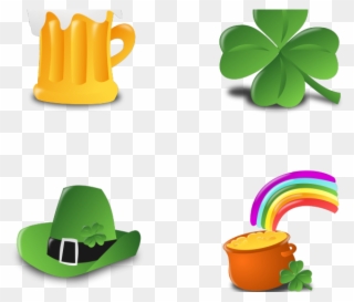 Small Clipart St Patricks Day - St. Patrick's Day Shower Curtain - Png Download