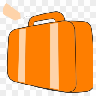 Suit Case Clip Art Suitcase Orange Clip Art At Clker - Clip Art - Png Download