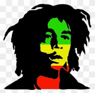 Bobmarley Bobmarleyfans Reggae Freetouse Freetoedit - Bob Marley Black White Clipart