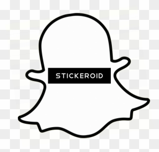 Snapchat Ghost Outline - Snapchat Clipart