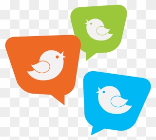 Twitter, Social Strategy, Social Media, Twitter Statistics - Speech Balloon Clipart
