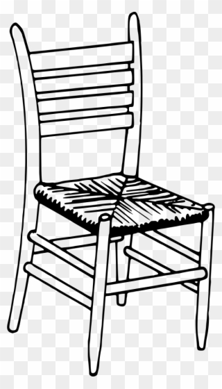 Chair - Coloring Book Chair Clipart