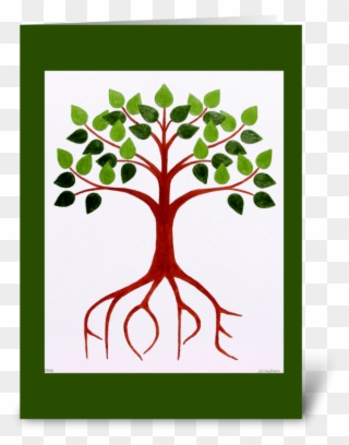 Hope Tree Greeting Card - Illustration Clipart