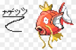 Magikarp - Magikarp Pixel Art Clipart
