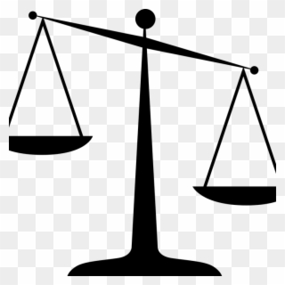 Scales Of Justice Free Clip Art Justice Silhouette - Cost Benefit Analysis Icon - Png Download