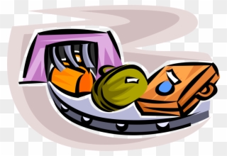 Vector Illustration Of Travel Luggage Suitcases On Clipart