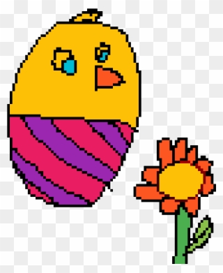 Easter Chick - Ponto Cruz Bebe Clipart