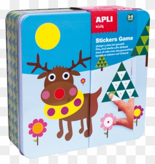 Tin Box Stickers Game Ice World - Apli Kids Clipart