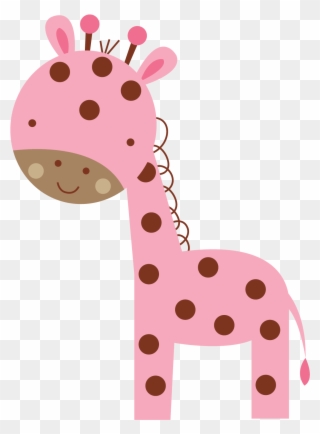Girl Giraffe Clipart - Baby Giraffe Clip Art Free - Png Download