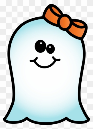 Clipart Ghost Girly - Cute Ghost Clip Art - Png Download