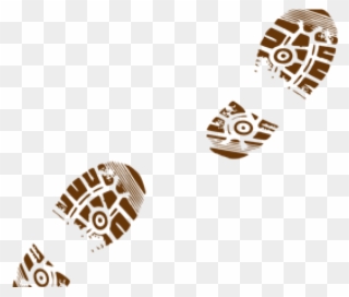 Path Clipart Footprints - Cross Country Locker Tags - Png Download