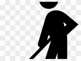 Janitor Clipart Broom Sweep - .net - Png Download