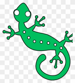 Gecko Clipart - Green Lizard Clip Art - Png Download