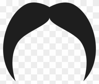 Droopy Mustache Clipart - Png Download