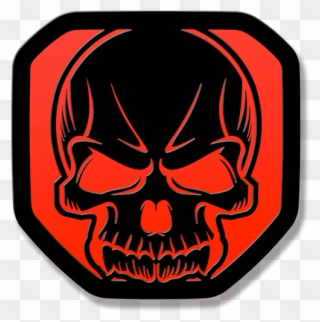 Skull Head Tailgate Emblem 2019-up Ram - Skull Clipart