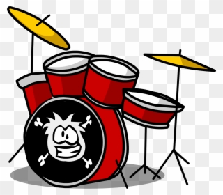 Drum Kit Sprite 006 - Cartoon Drum Kit Png Clipart