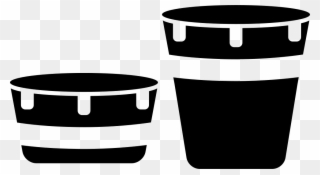 African Drum Set With Design Comments - Coffee Cup Clipart