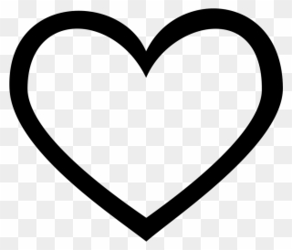 Heart, Png Line Clip Free - Heart Icon Vector Transparent Png