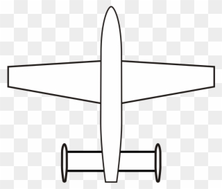 Tail Twin Tailplane Mounted - Aircraft Lavatory Clipart